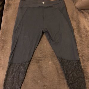 Lace Bottom Leggings